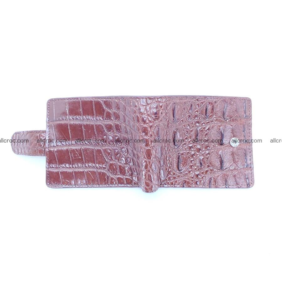 Handcrafted crocodile skin wallet 1197 Foto 4