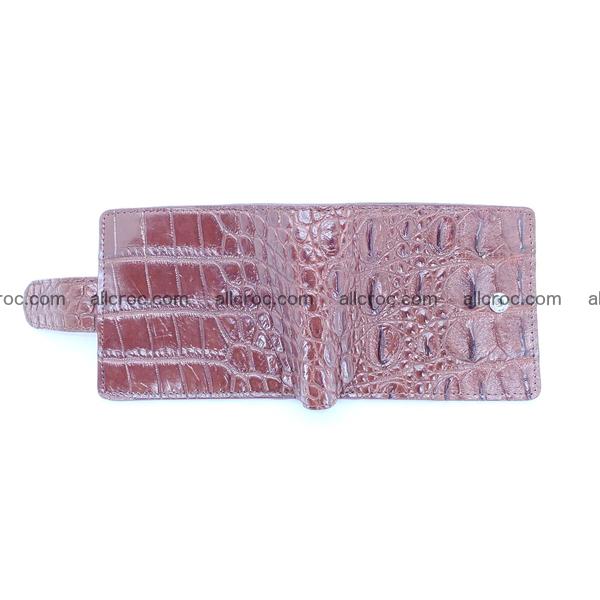 Handcrafted crocodile skin wallet 1197
