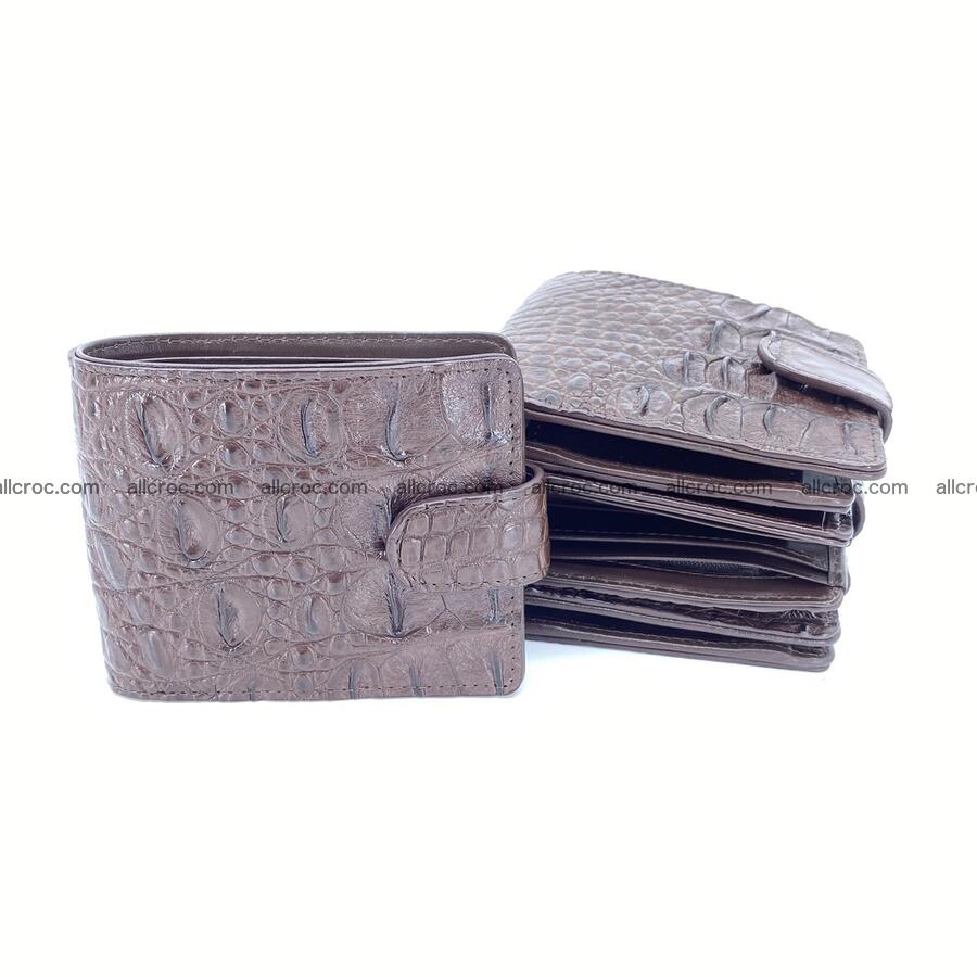 Handcrafted crocodile skin wallet 1197 Foto 3
