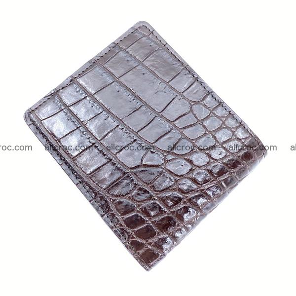 Handcrafted crocodile skin wallet 1203