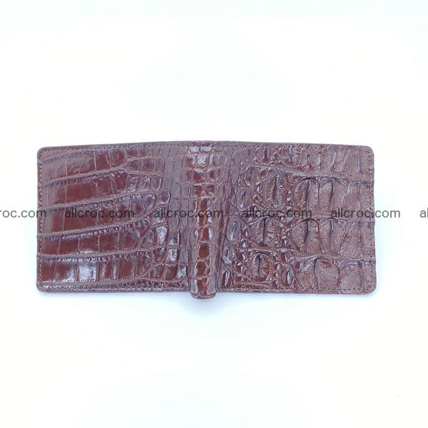 Handcrafted crocodile skin wallet 1203