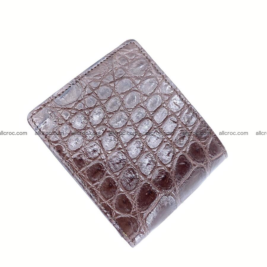Handcrafted crocodile skin wallet 1201 Foto 1