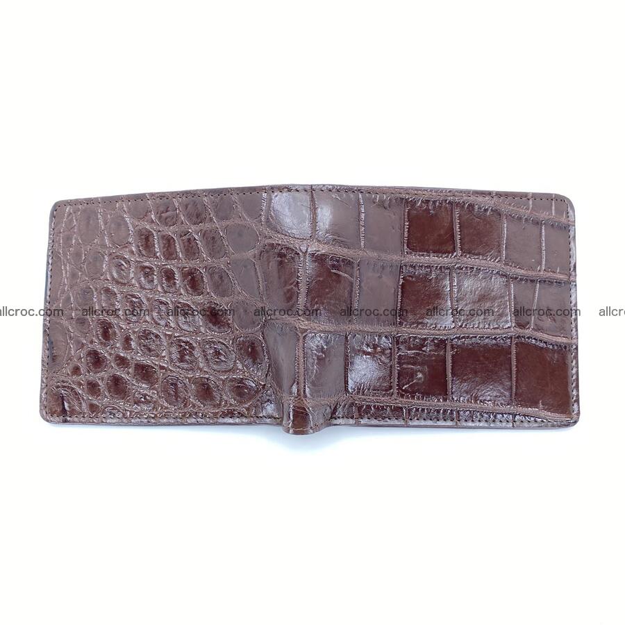 Handcrafted crocodile skin wallet 1201 Foto 2