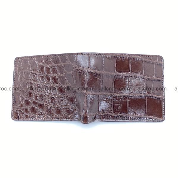 Handcrafted crocodile skin wallet 1201