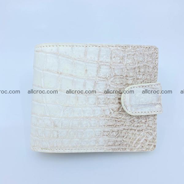 Handcrafted crocodile skin wallet 1181