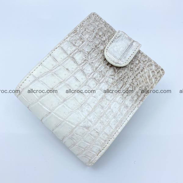 Handcrafted crocodile skin wallet 1181