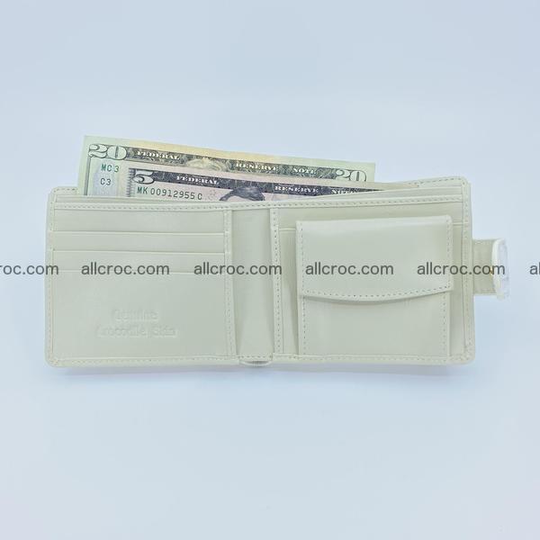 Handcrafted crocodile skin wallet 1181