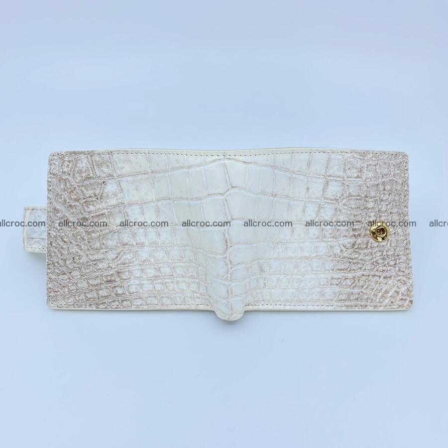 Handcrafted crocodile skin wallet 1181 Foto 3