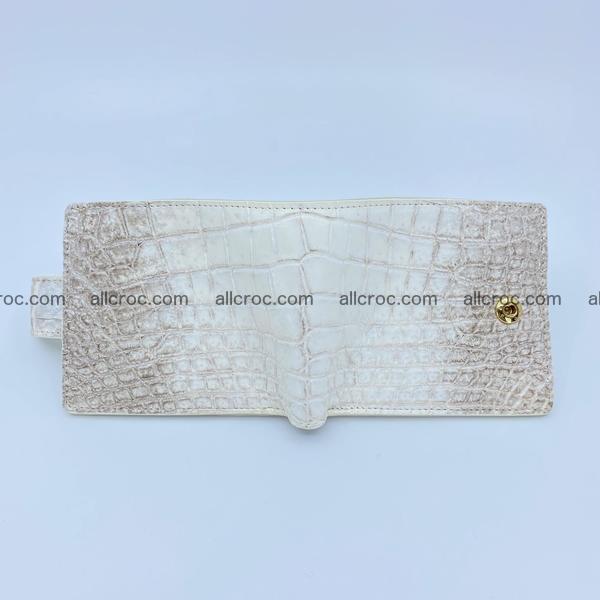 Handcrafted crocodile skin wallet 1181