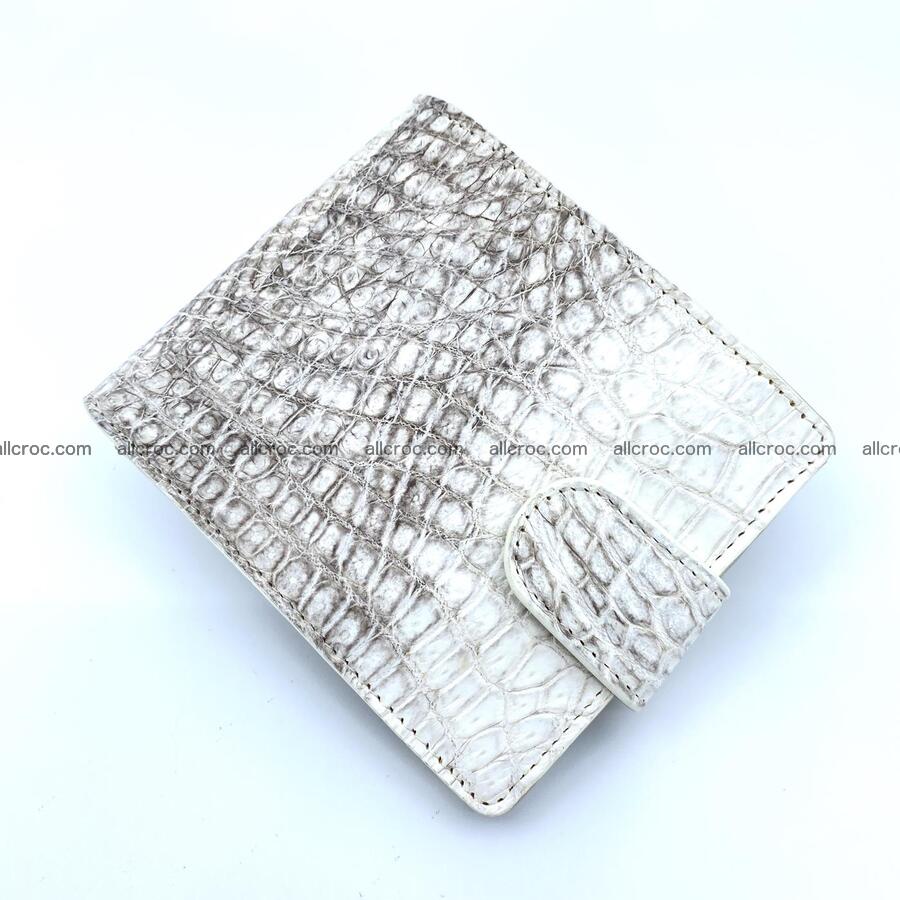 Handcrafted crocodile skin wallet 1188 Foto 1