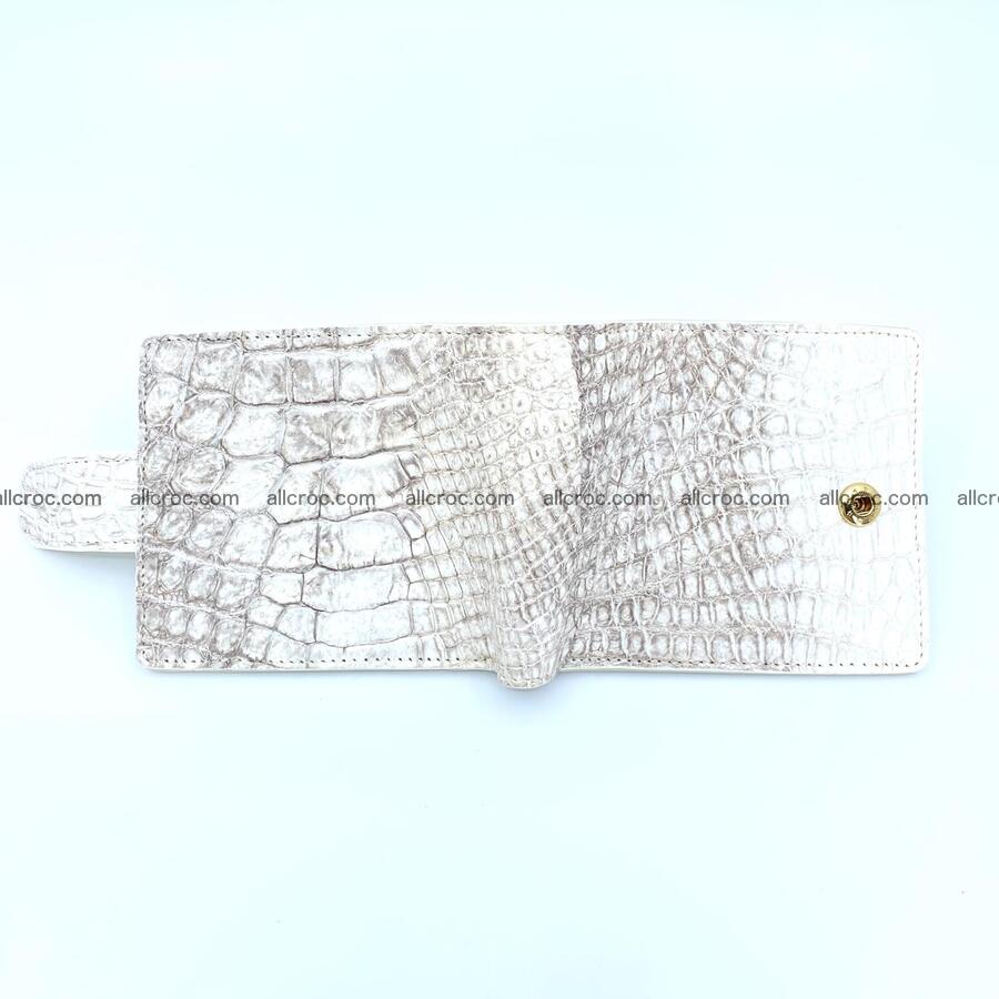 Handcrafted crocodile skin wallet 1188 Foto 3