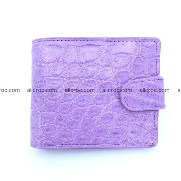 Handcrafted crocodile skin wallet 1185