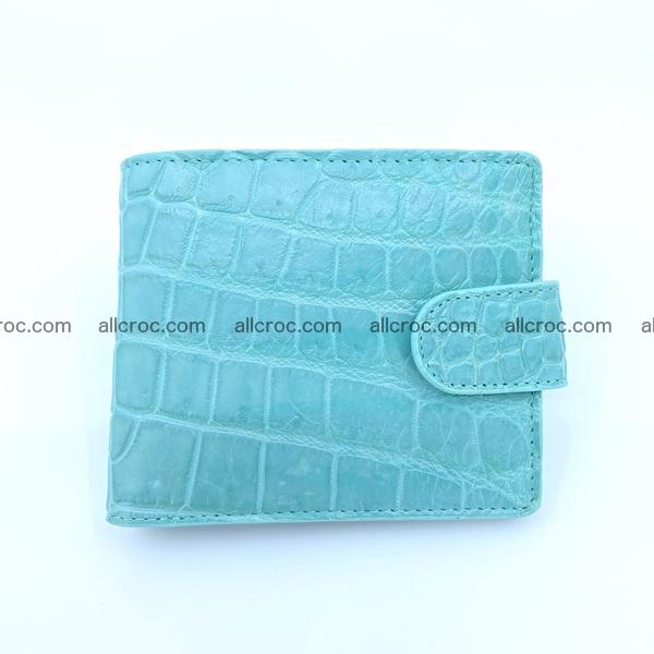 Handcrafted crocodile skin wallet 1186