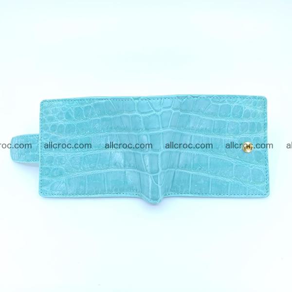 Handcrafted crocodile skin wallet 1186