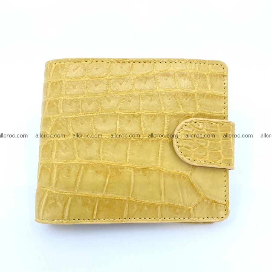 Handcrafted crocodile skin wallet 1178 Foto 2