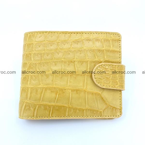 Handcrafted crocodile skin wallet 1178