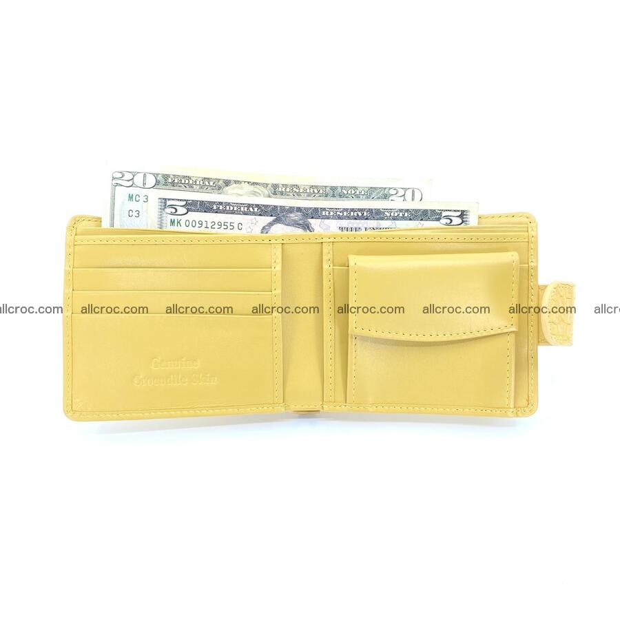 Handcrafted crocodile skin wallet 1178 Foto 4