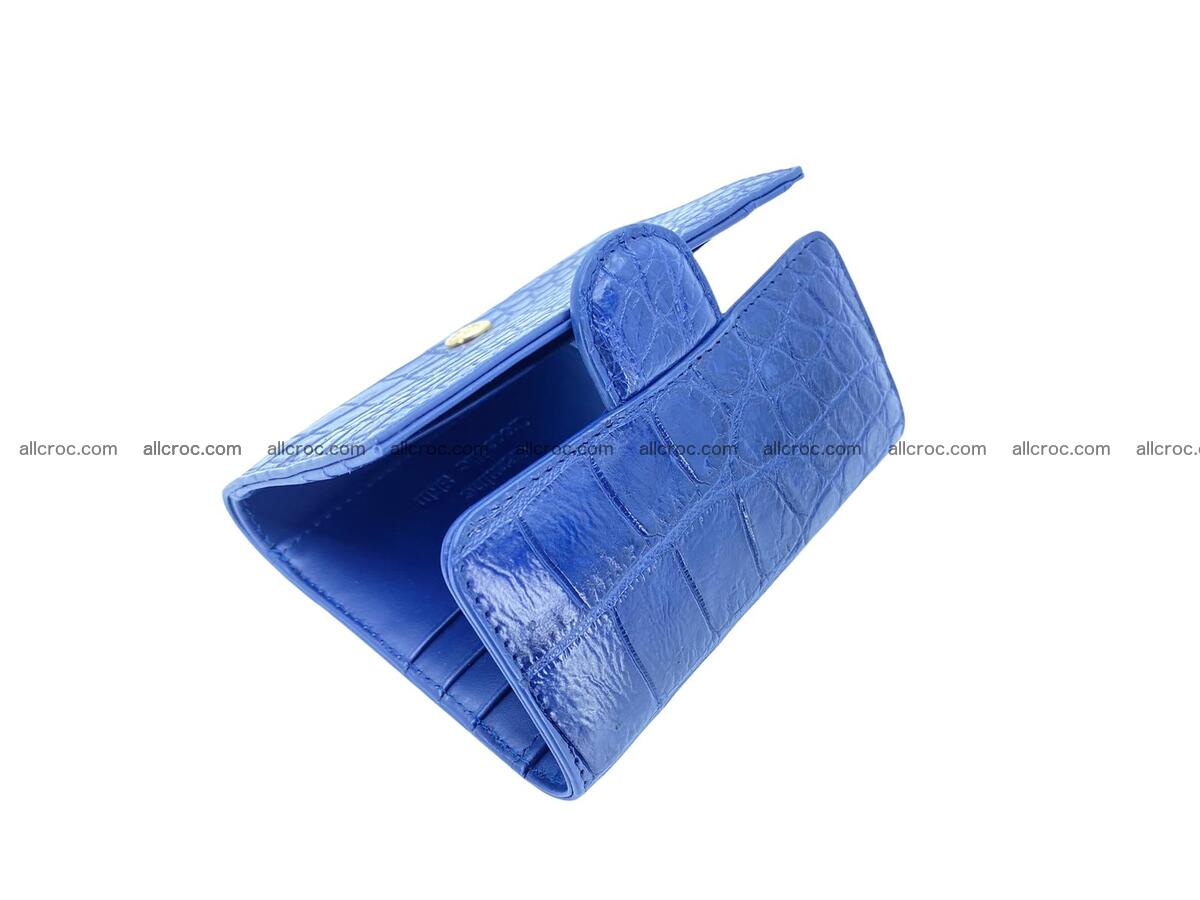 Handcrafted Crocodile skin wallet 1688 Foto 9