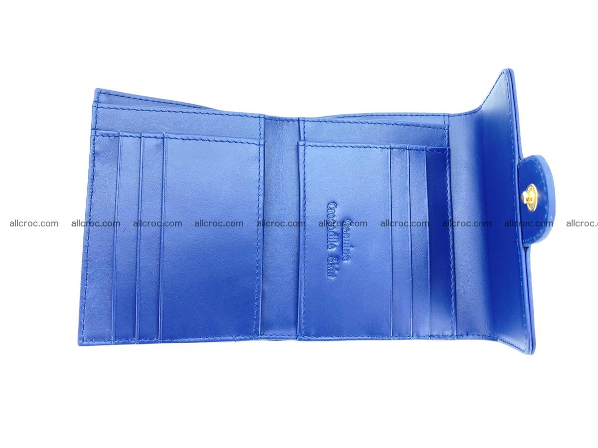 Handcrafted Crocodile skin wallet 1688 Foto 10