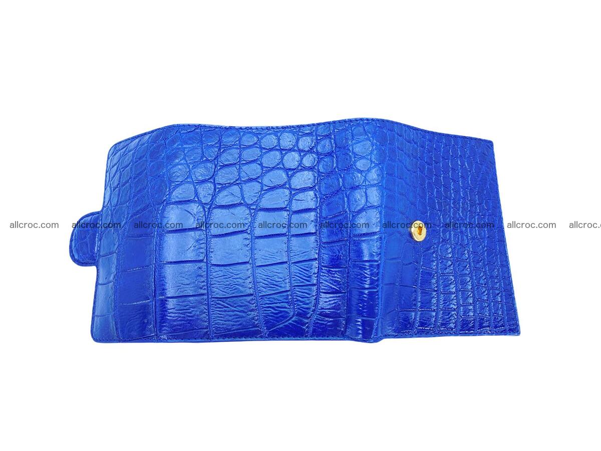 Handcrafted Crocodile skin wallet 1688 Foto 5
