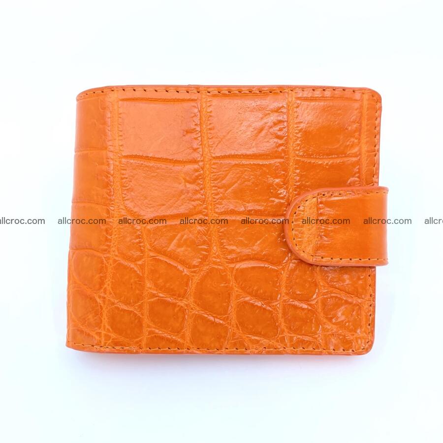 Handcrafted crocodile skin wallet 1177 Foto 3
