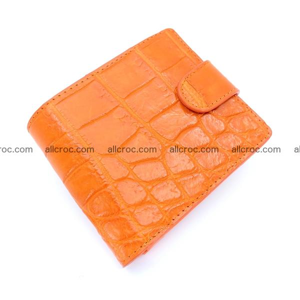 Handcrafted crocodile skin wallet 1177