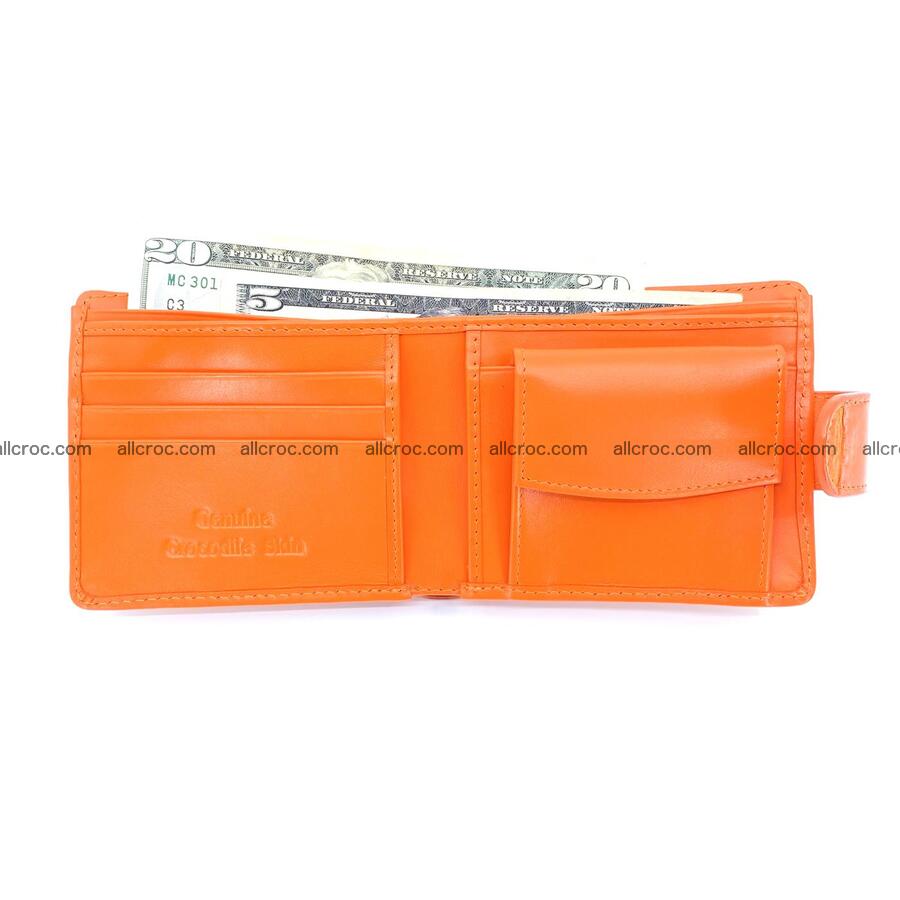 Handcrafted crocodile skin wallet 1177 Foto 4