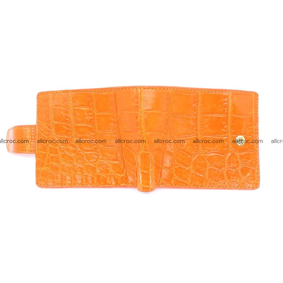 Handcrafted crocodile skin wallet 1177 Foto 2