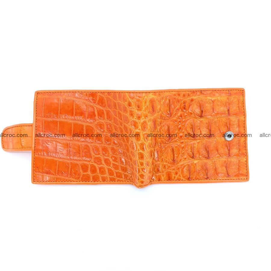 Handcrafted crocodile skin wallet 1191 Foto 3