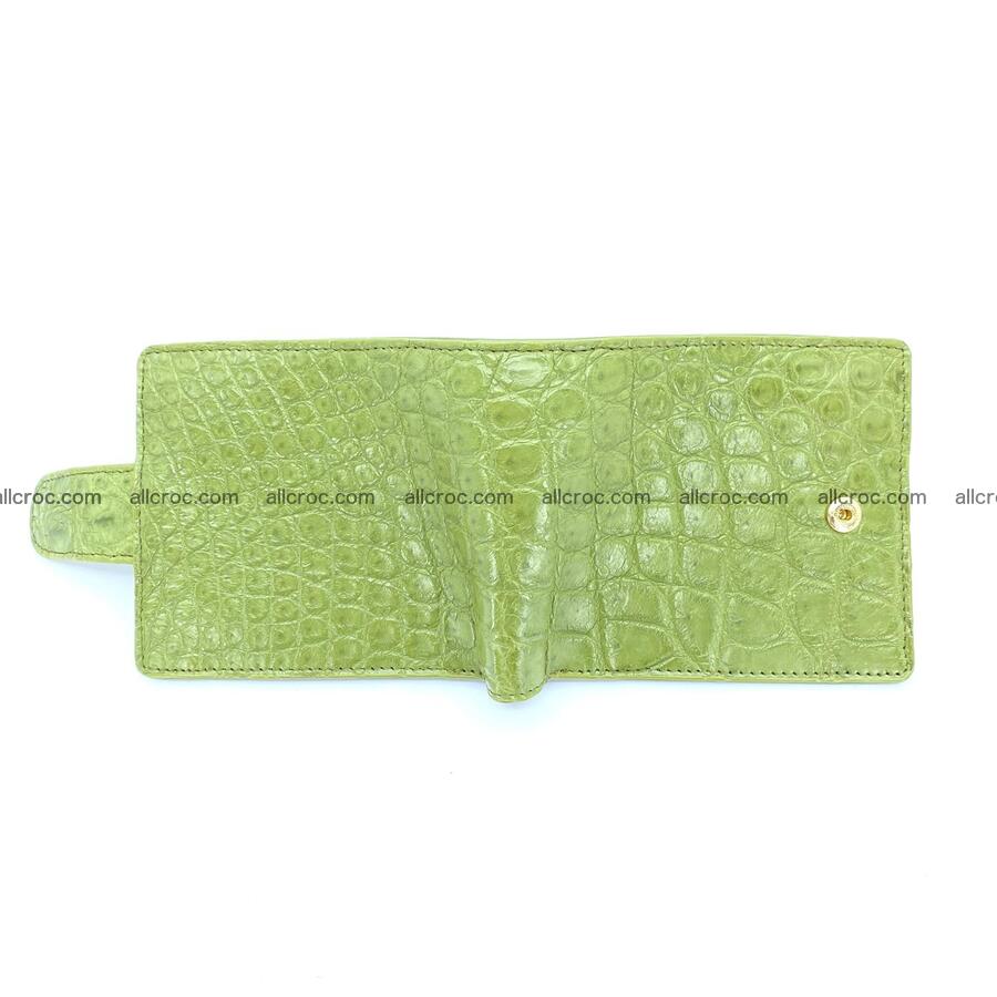 Handcrafted crocodile skin wallet 1184 Foto 3