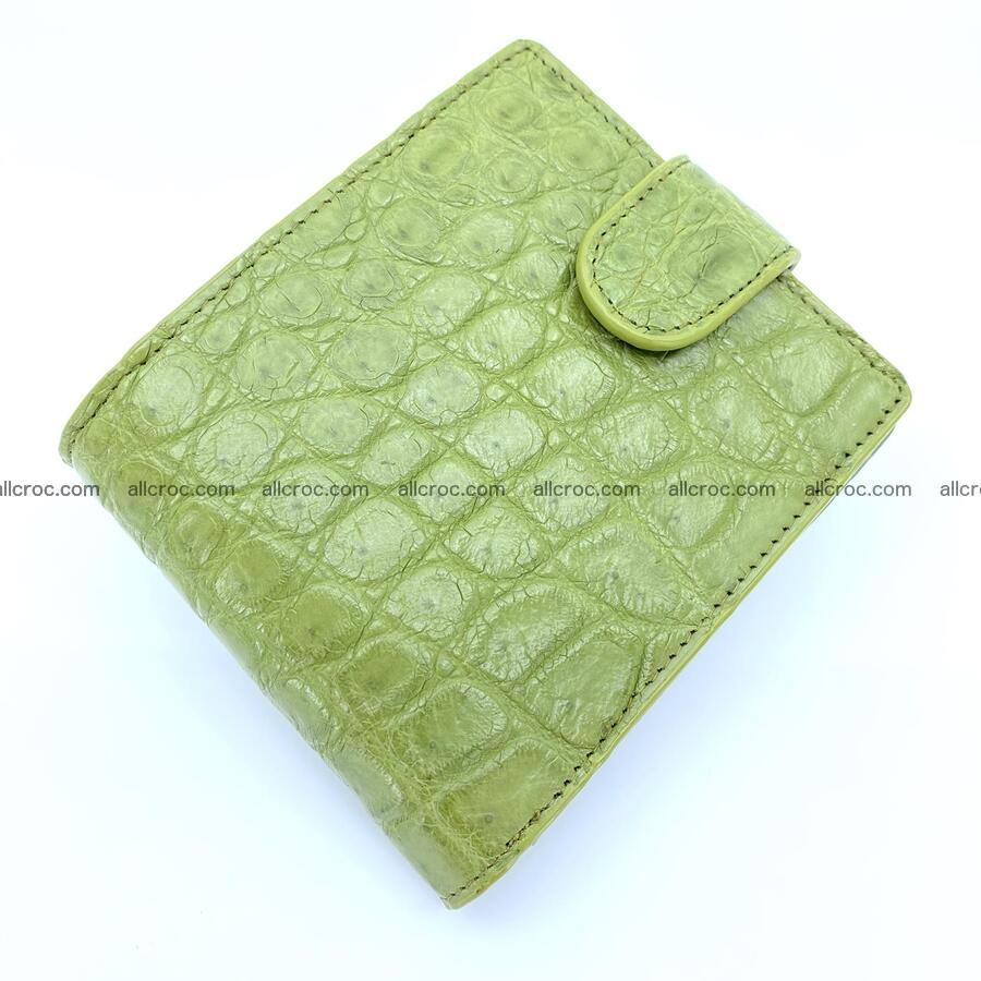 Handcrafted crocodile skin wallet 1184 Foto 0