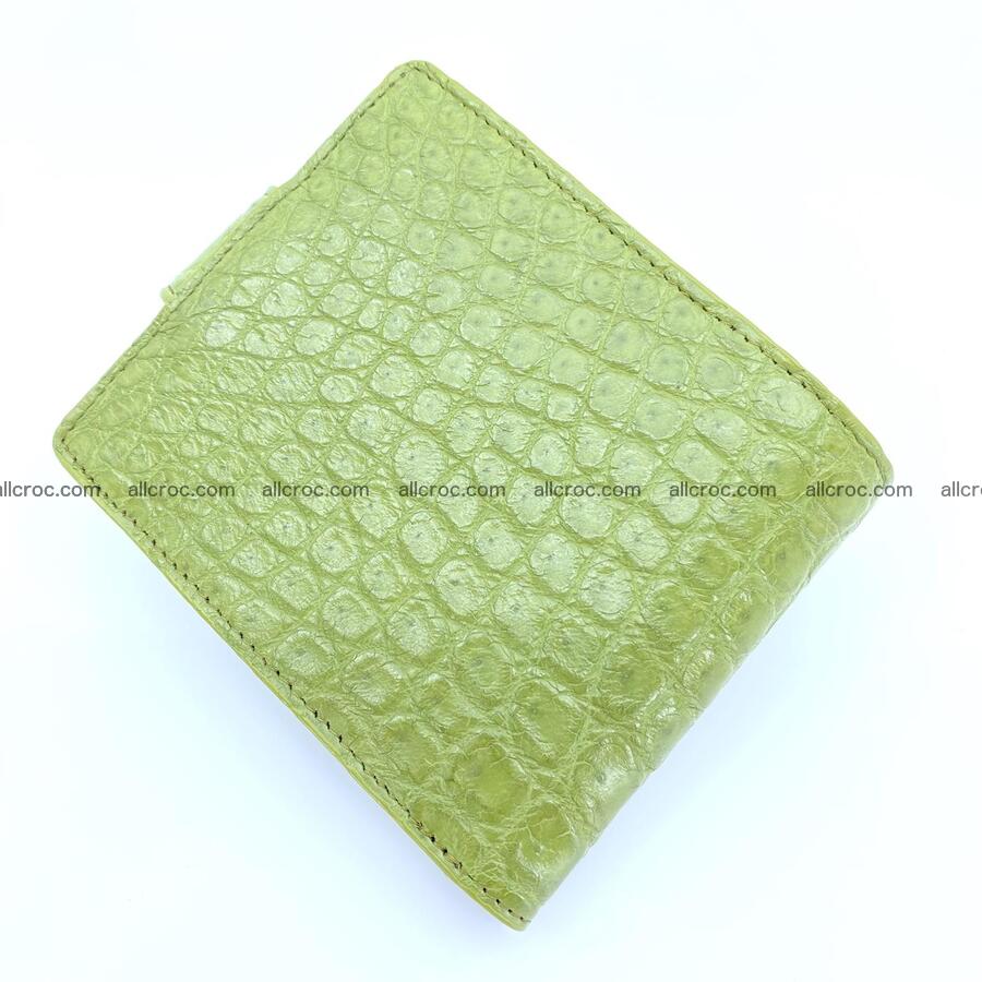 Handcrafted crocodile skin wallet 1184 Foto 1