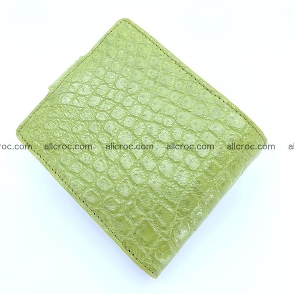 Handcrafted crocodile skin wallet 1184