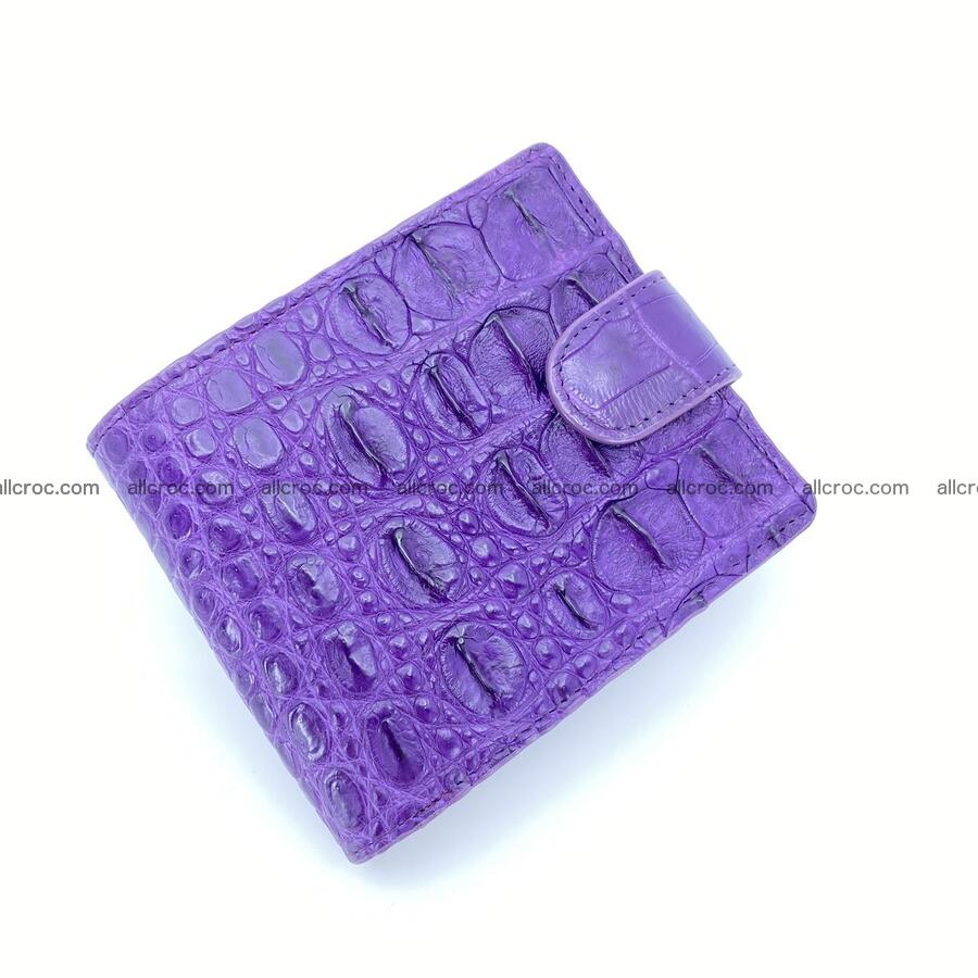 Handcrafted crocodile skin wallet 1193 Foto 0