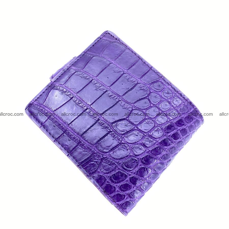 Handcrafted crocodile skin wallet 1193 Foto 1