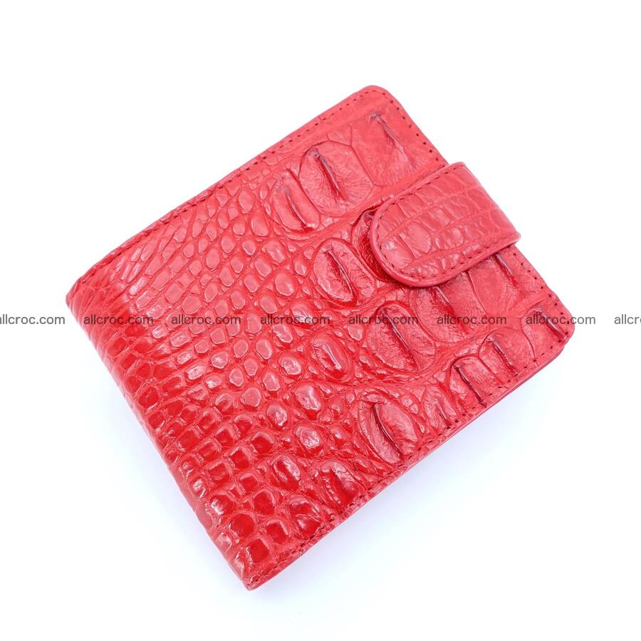 Handcrafted crocodile skin wallet 1194 Foto 0