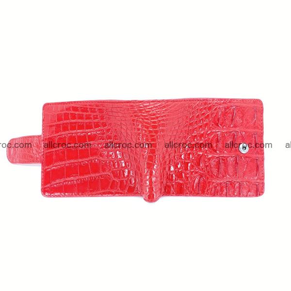 Handcrafted crocodile skin wallet 1194