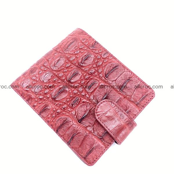 Handcrafted crocodile skin wallet 1196