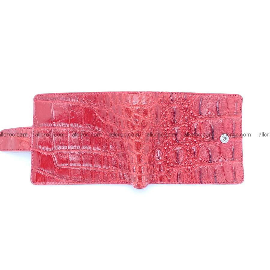 Handcrafted crocodile skin wallet 1196 Foto 3