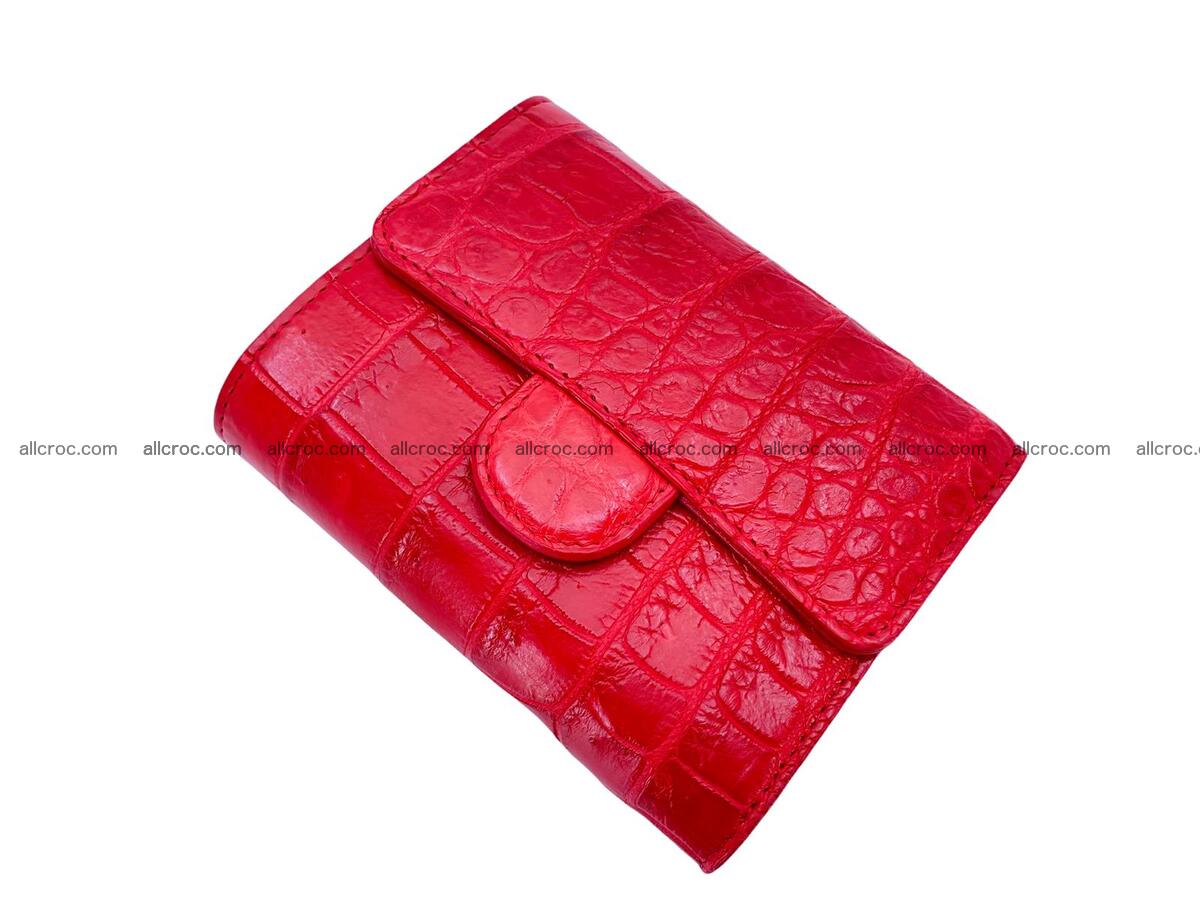 Handcrafted Crocodile skin wallet 1681 Foto 1