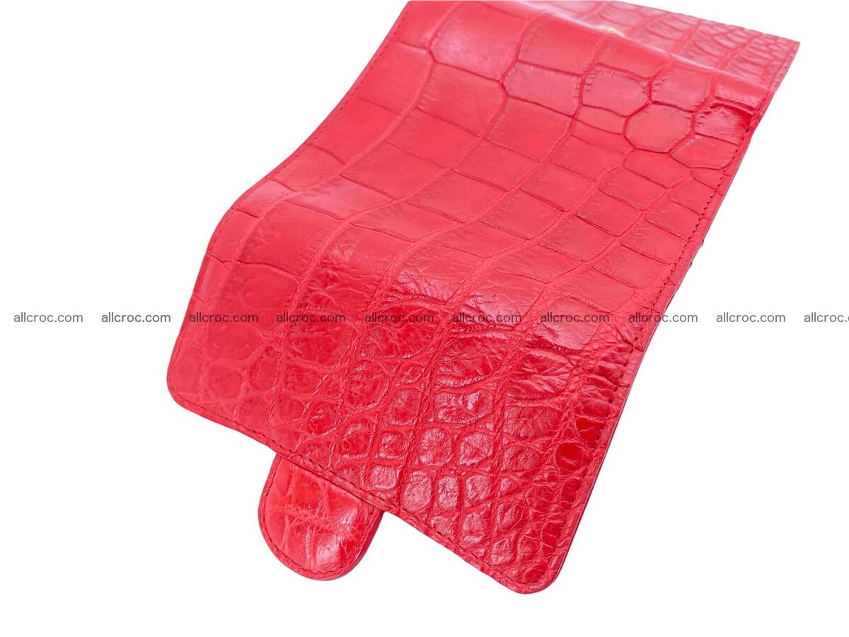 Handcrafted Crocodile skin wallet 1681 Foto 7
