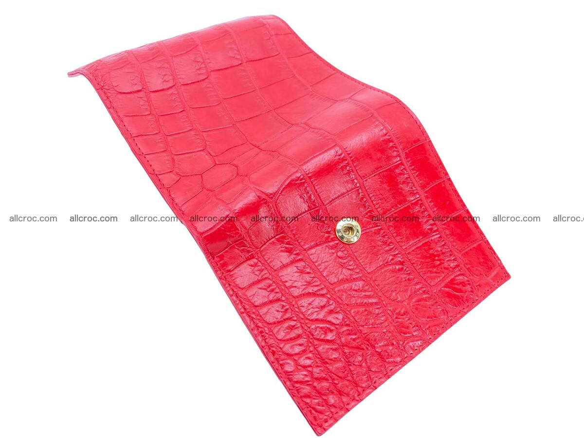 Handcrafted Crocodile skin wallet 1681 Foto 8