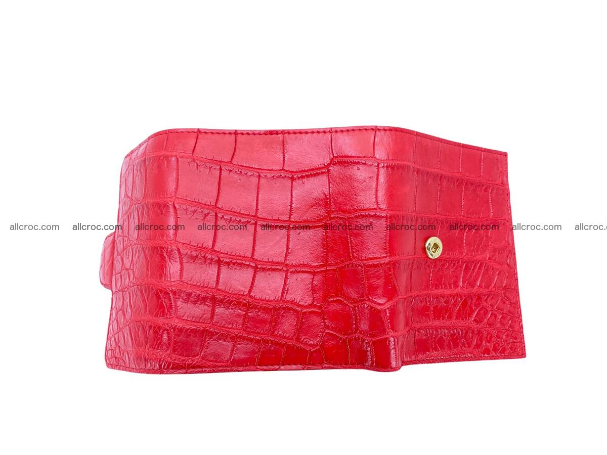 Handcrafted Crocodile skin wallet 1681 Foto 5