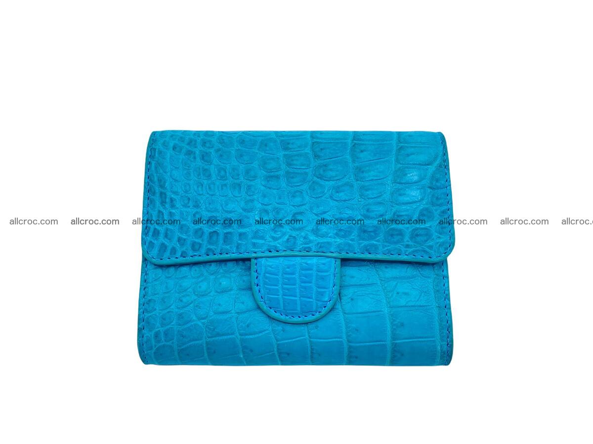 Handcrafted Crocodile skin wallet 1689 Foto 3