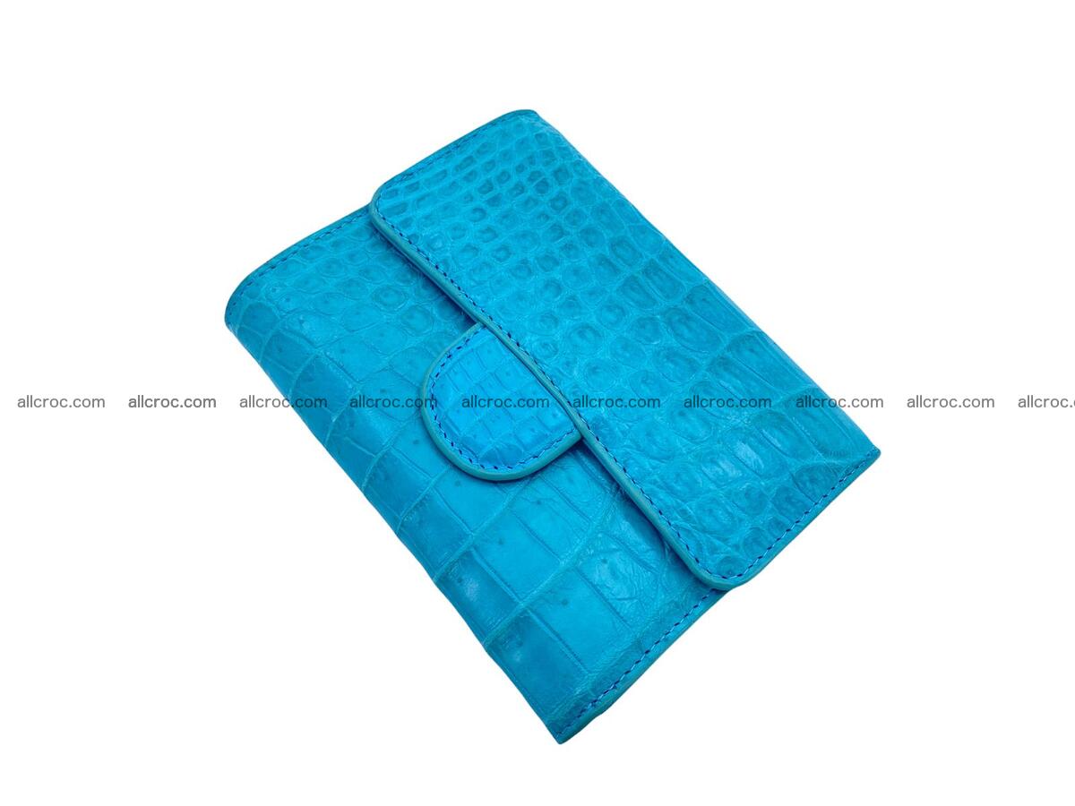 Handcrafted Crocodile skin wallet 1689 Foto 2
