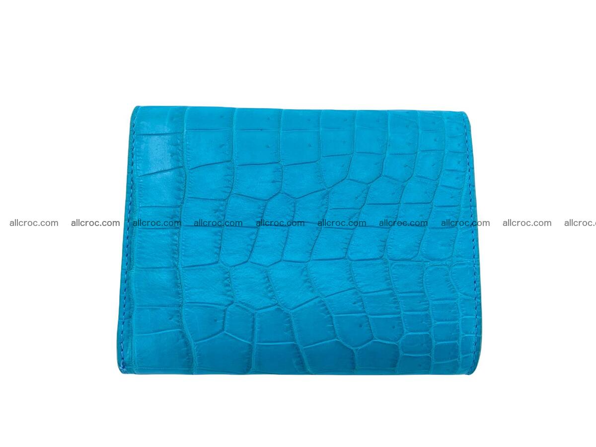 Handcrafted Crocodile skin wallet 1689 Foto 4
