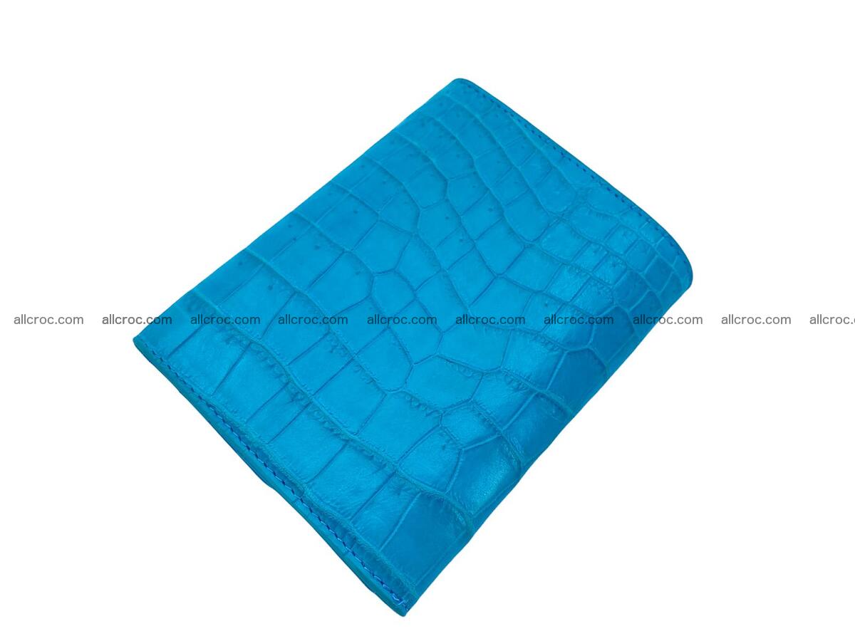 Handcrafted Crocodile skin wallet 1689 Foto 1
