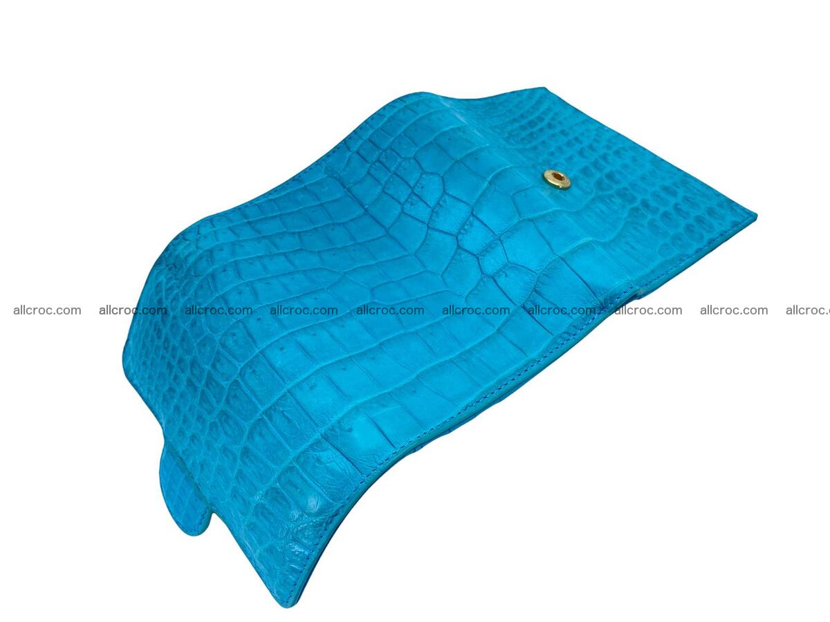 Handcrafted Crocodile skin wallet 1689 Foto 5
