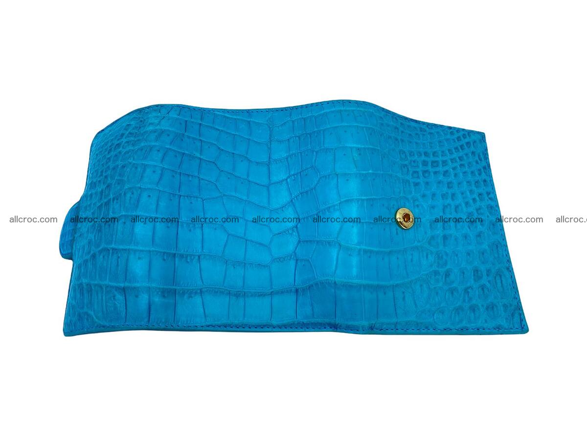 Handcrafted Crocodile skin wallet 1689 Foto 7