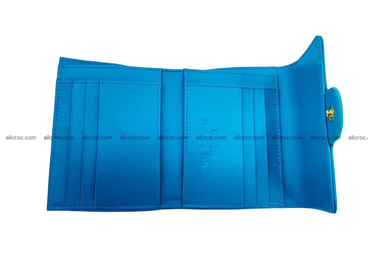 Handcrafted Crocodile skin wallet 1689 Foto 10